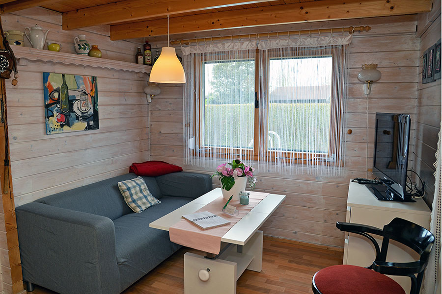 Blick ins Wohnzimmer