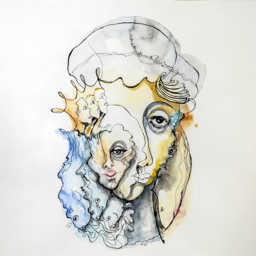 Bild mit dem Titel Morgen gibt es Karpfen Blau IV